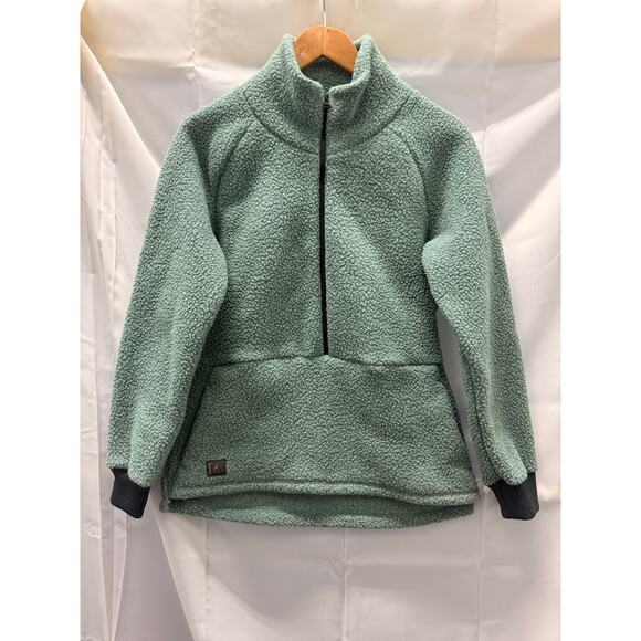 Deso Tioga Half-Zip Pull Over Fleecek Sweater S/M Fall‎ Winter Cozy Warm - Picture 3 of 7